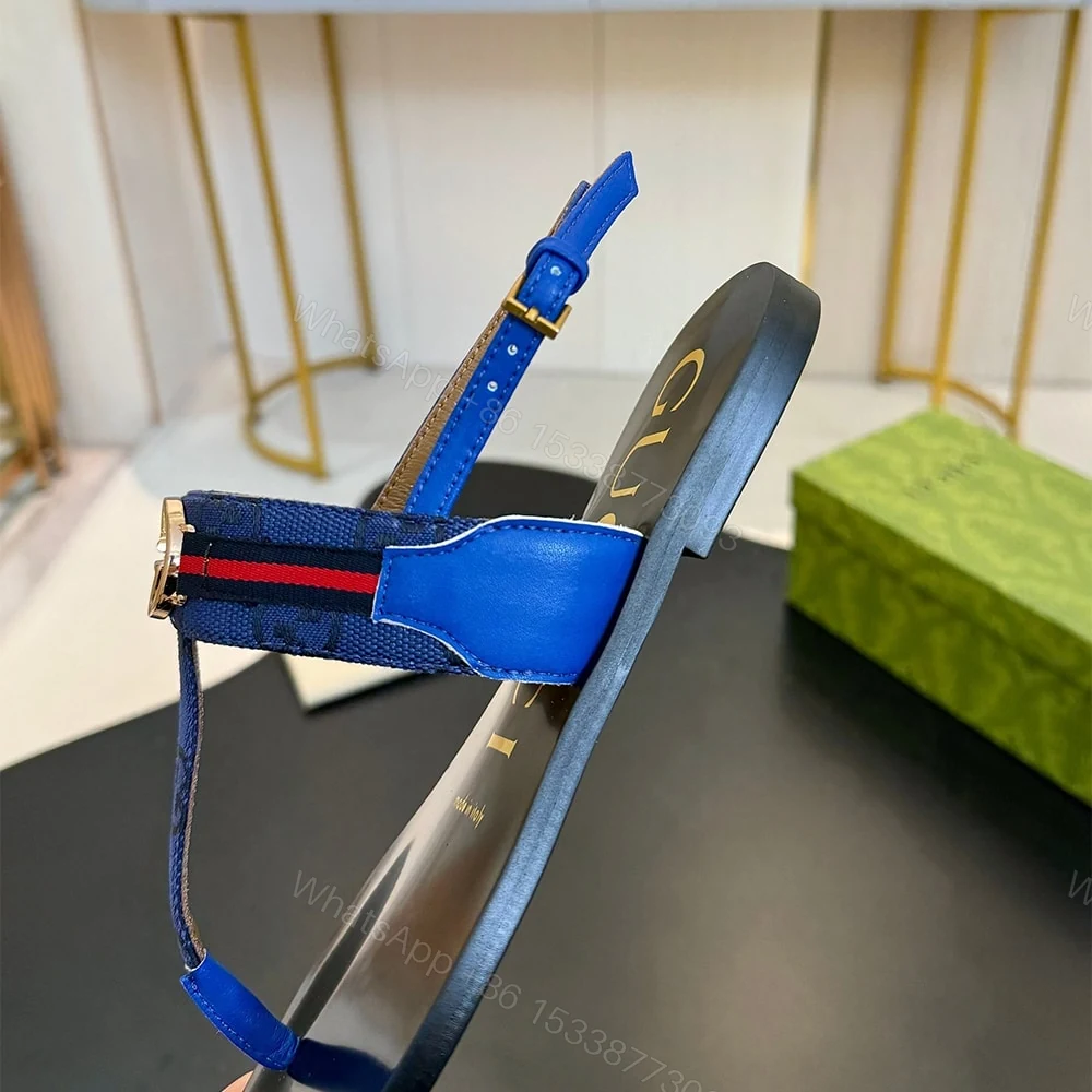 View 6 of GUCCI Women’s Interlocking G Web sandal 316252