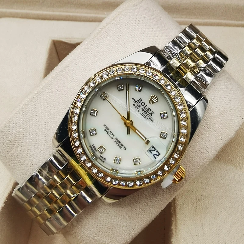View 2 of Rolex Lady Datejust Demi White 31Mm