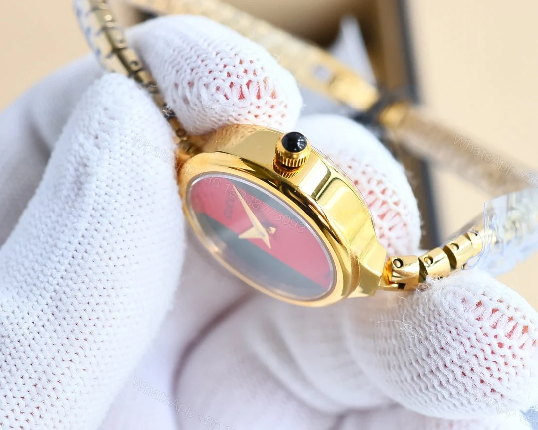 View 5 of Gucci Ladies Watch Round Case With Slim Dial Gold In Multi Color 22Mm
