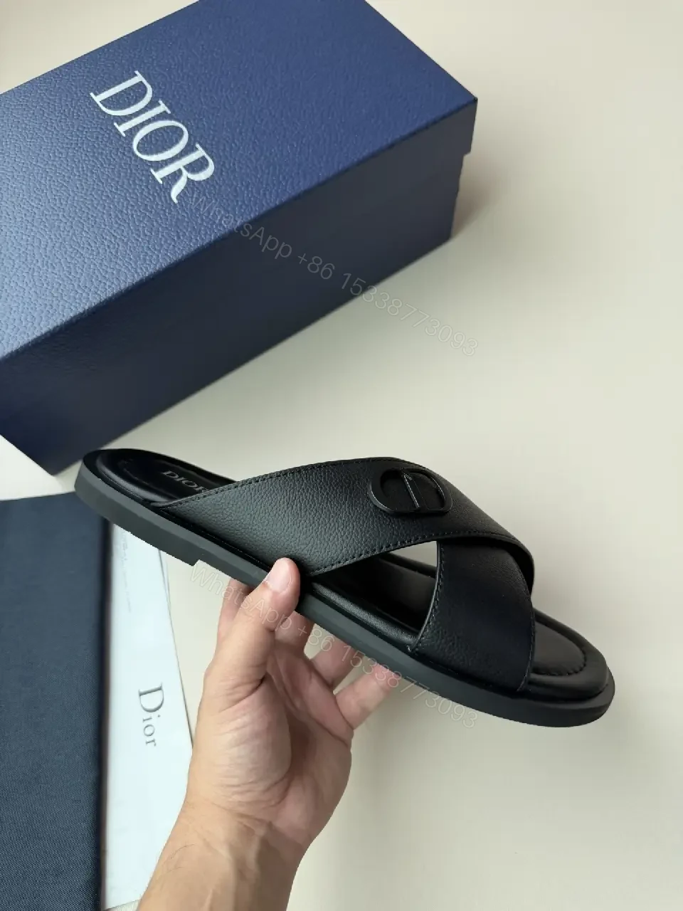View 2 of Chic Leather Sandals: Minimalist Luxury, Comfort Elevation