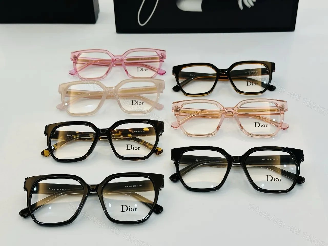 View 7 of Polished Pink Acetate Frames – Modern, Luxe, Eye-Reading Lightness