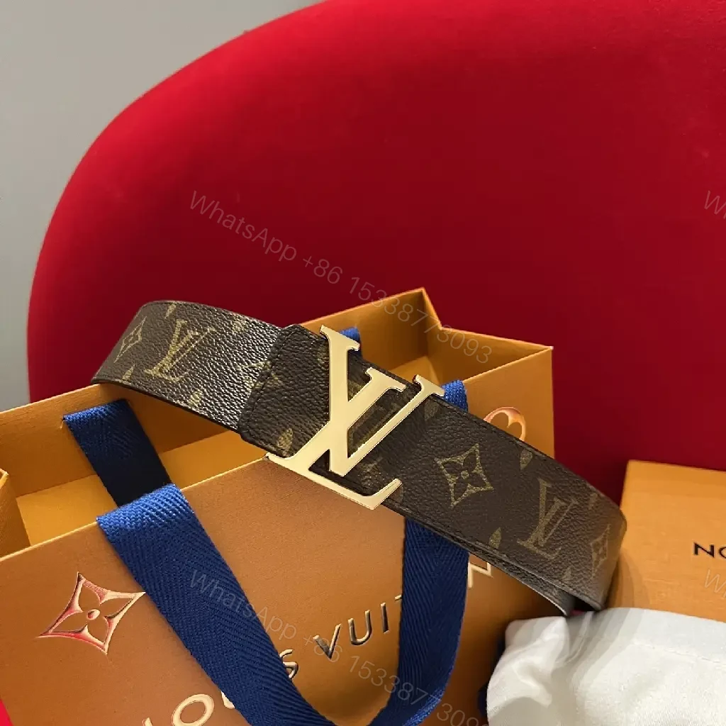 View 8 of Brown Canvas Belt with Gold Hardware – Modern Lux Design