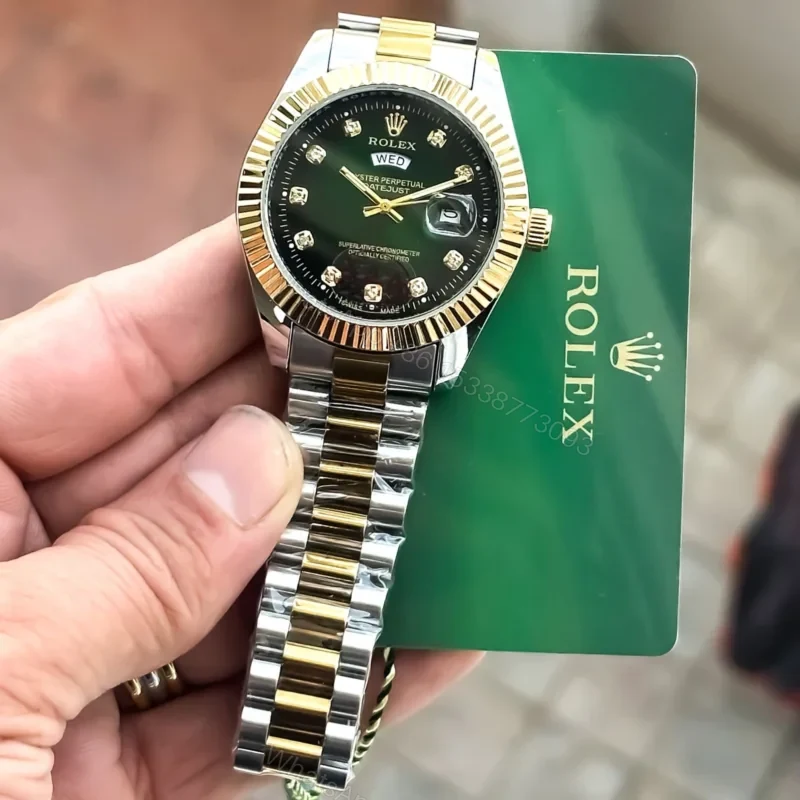 View 2 of Rolex Day-Date Green Dial 40mm Quartz