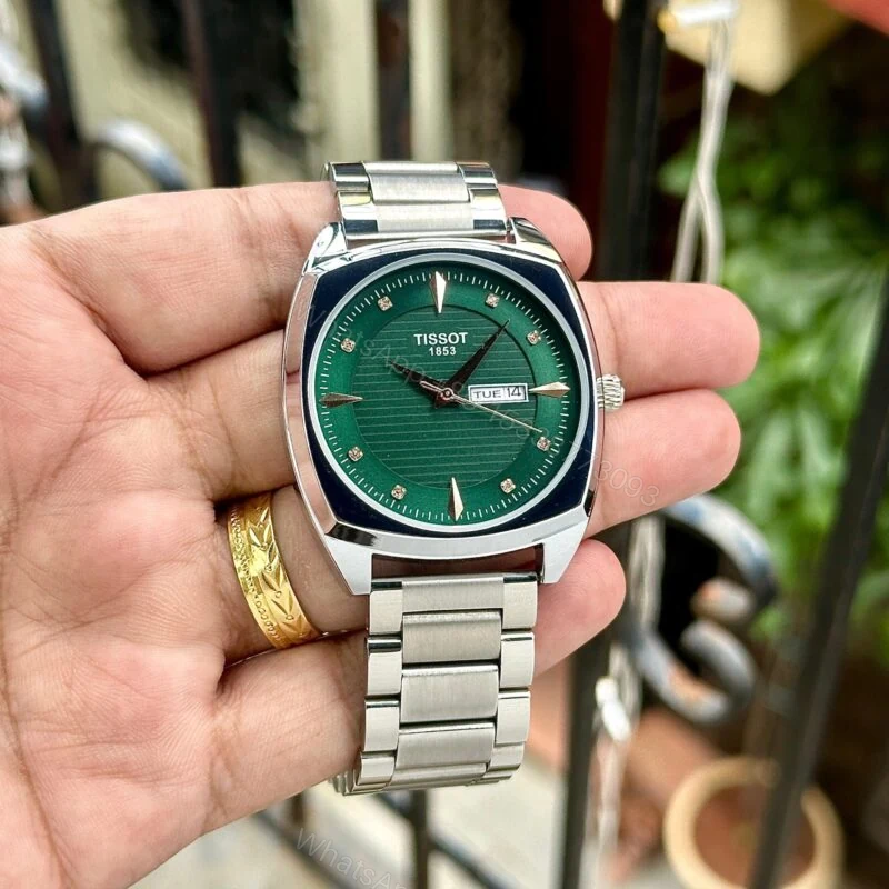 View 2 of Tissot Gentleman Day-Date Green Dial 42MM Quartz