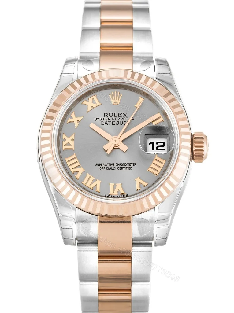 Replica Rolex Lady-Datejust Rhodium Dial 179171 26 mm — view 1