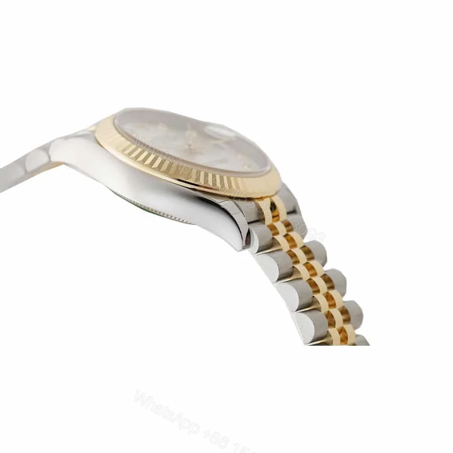 View 3 of Rolex Datejust 31 278273 Super Clone : Two-Tone Steel and Yellow Gold Silver Diamond Dial