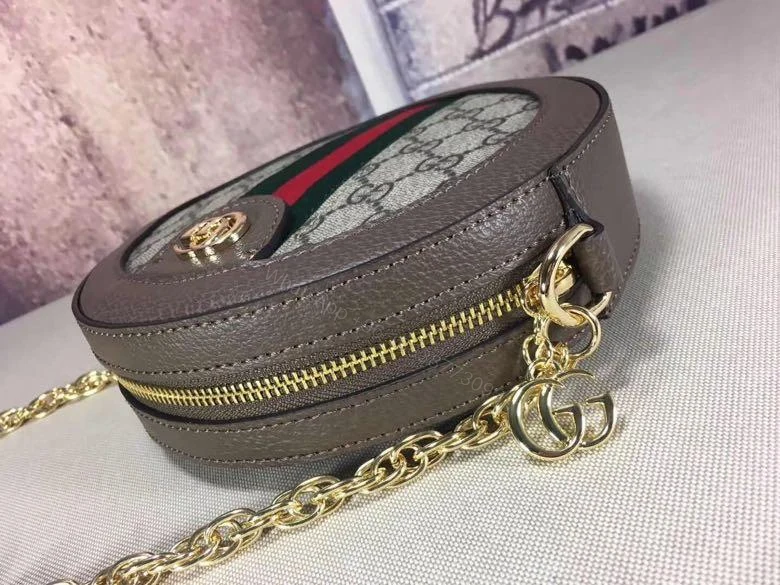 View 4 of Gucci Ophidia GG mini round Shoulder bag women
