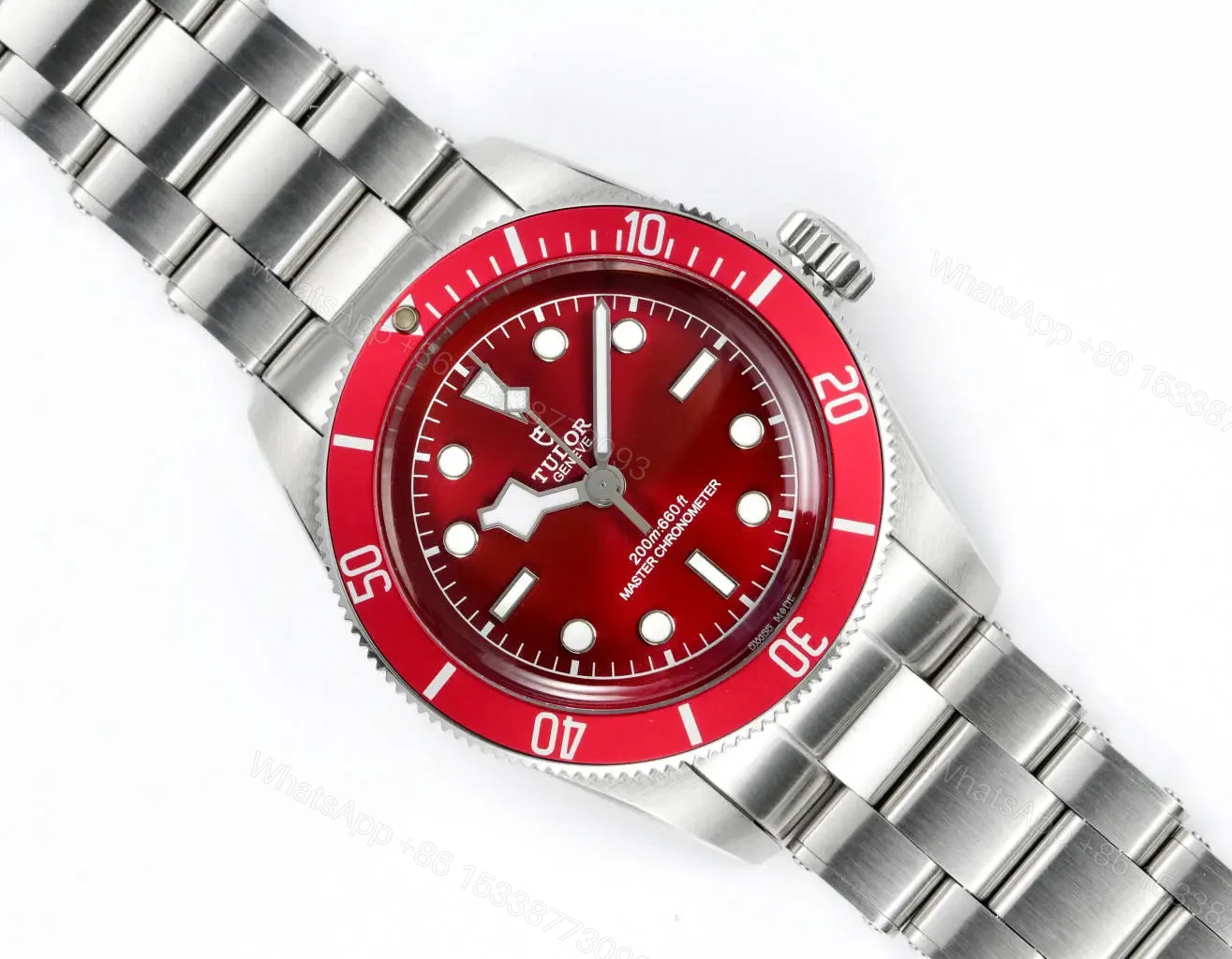View 3 of Tudor R28 Biwan Black Bezel Black Dial Five-Link Steel Bracelet Premium 41MM TUD-R28-BLK-BEZ-5L-STL-41