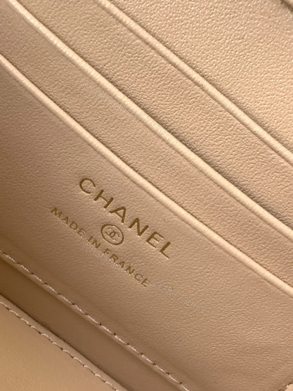 View 8 of Soft Pink Quilted Crossbody with Gold Chain – Everyday Luxury Bag