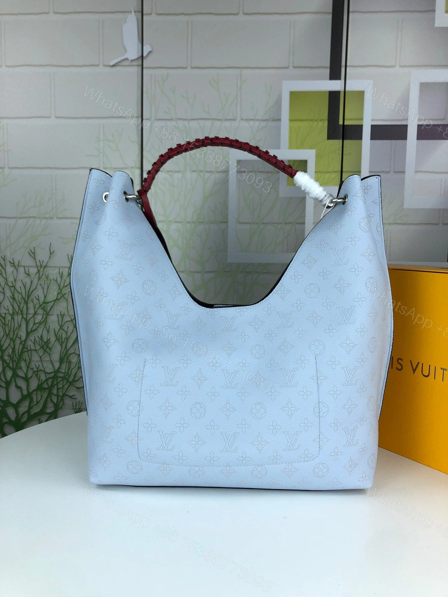 View 33 of Louis Vuitton Carmel Hobo Bag ‘Mouse Grey’