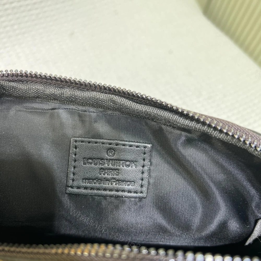 View 4 of LOUIS VUITTON QUEST MESSENGER BROWN 18CM M46973