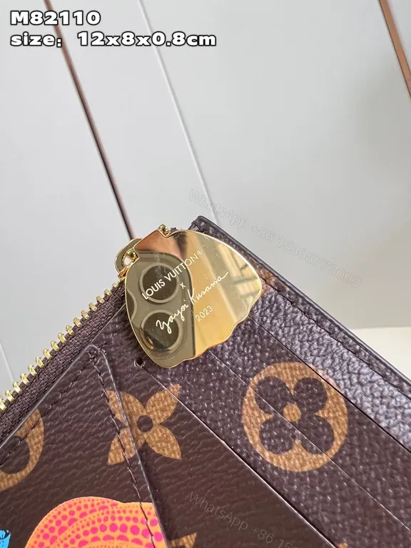 View 5 of Bold Monogram Wallet: Color-Pop Panel, Compact Luxury