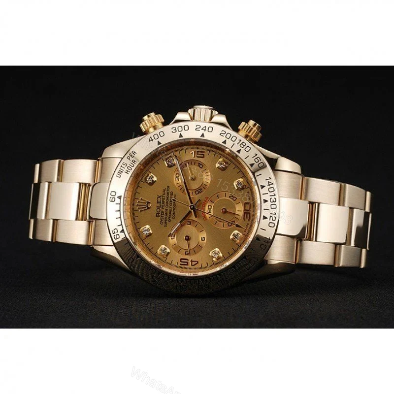 View 4 of Replica Rolex Daytona Gold Dial 1454245