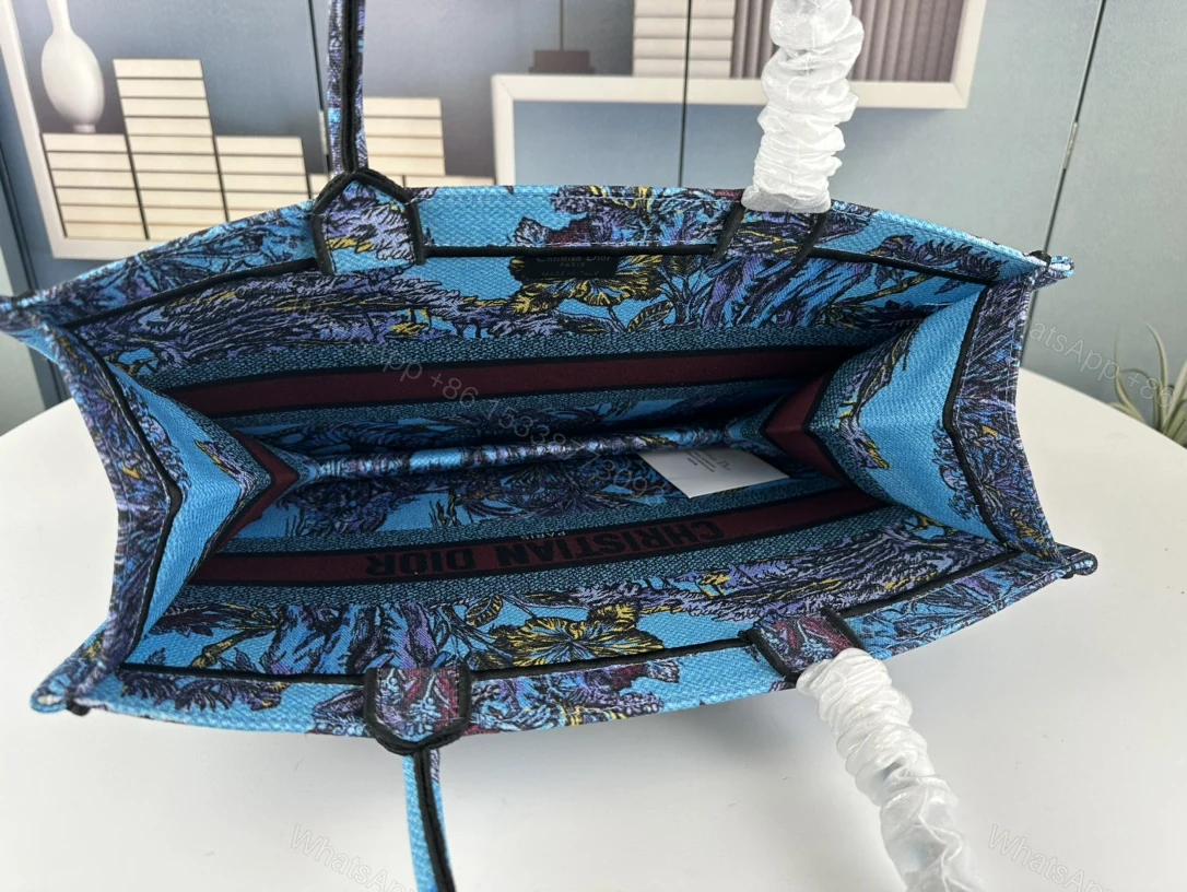 View 8 of DIOR LARGE DIOR BOOK TOTE CELESTIAL BLUE MULTICOLOR 41CM M1286ZEUPM259