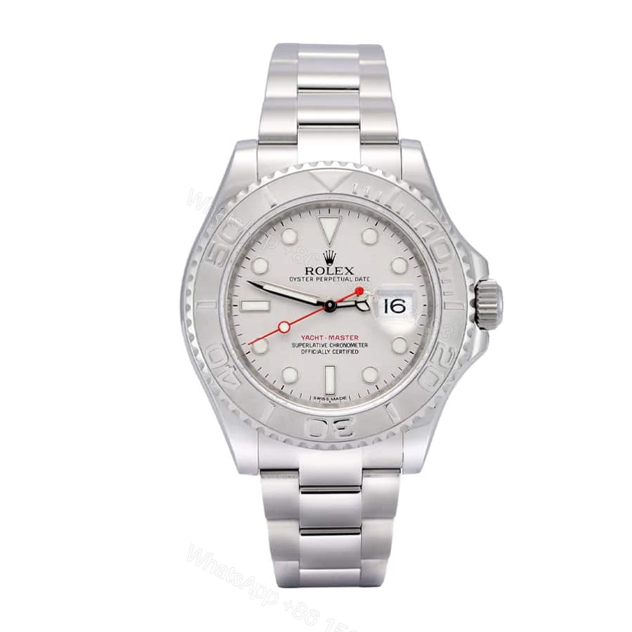 Rolex Yacht-Master 40 116622 Super Clone : Rolesium Platinum Sunray Dial 40mm — view 1