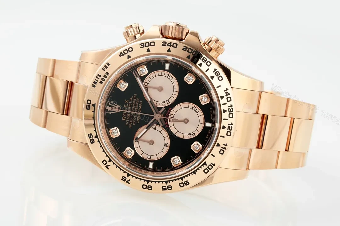 View 5 of BT Factory Clean Factory APS Daytona Rose Gold Black Dial Watch