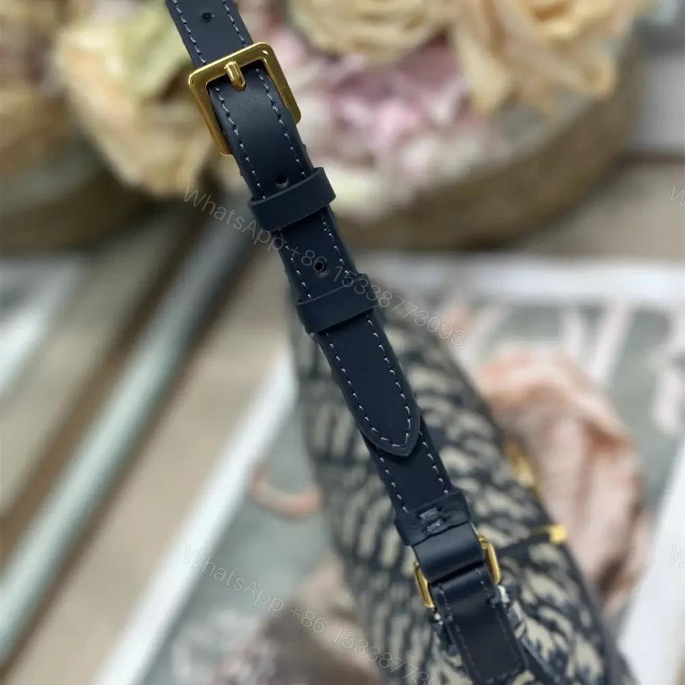 View 7 of 高仿Dior*Montaigne系列S238M928藍色印花腋下包Mini免檢版
