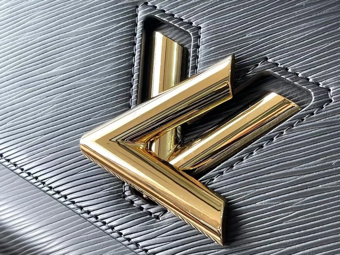 View 3 of Louis Vuitton LV Twist Mini Like Auth Lock Gold Handbags 23x17x9.5cm