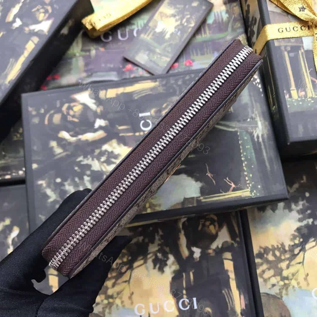 View 4 of GUCCI WEB GG SUPREME ZIP AROUND WALLET