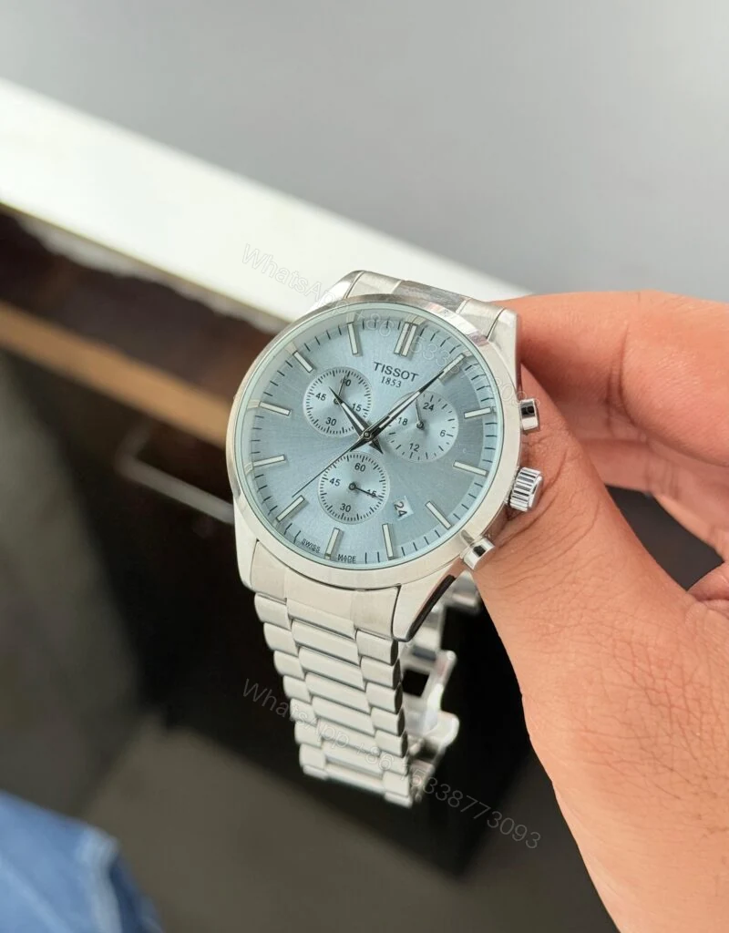 View 2 of Tissot PR 100 Chronograph Tiffany Blue 40mm Quartz