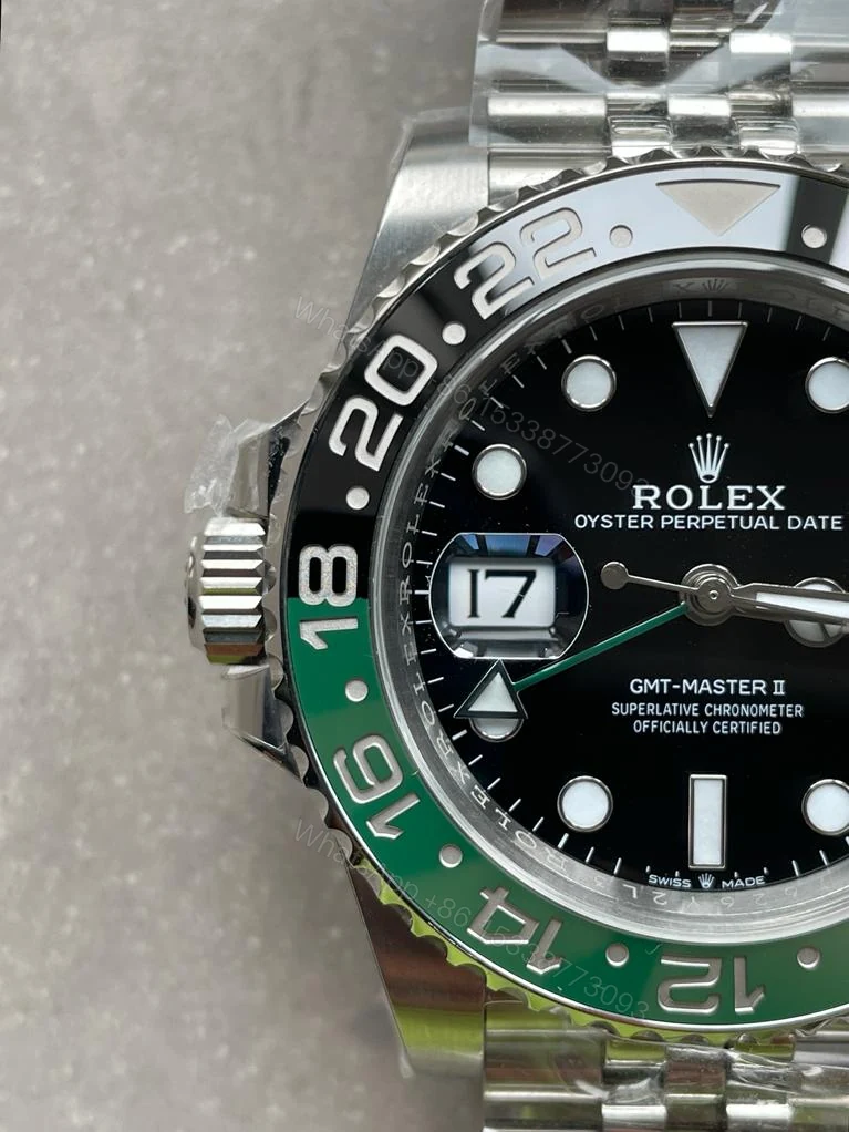 View 6 of Clean Rolex GMT-Master II 126720VTNR SPRITE 904L SS Black Dial VR3186
