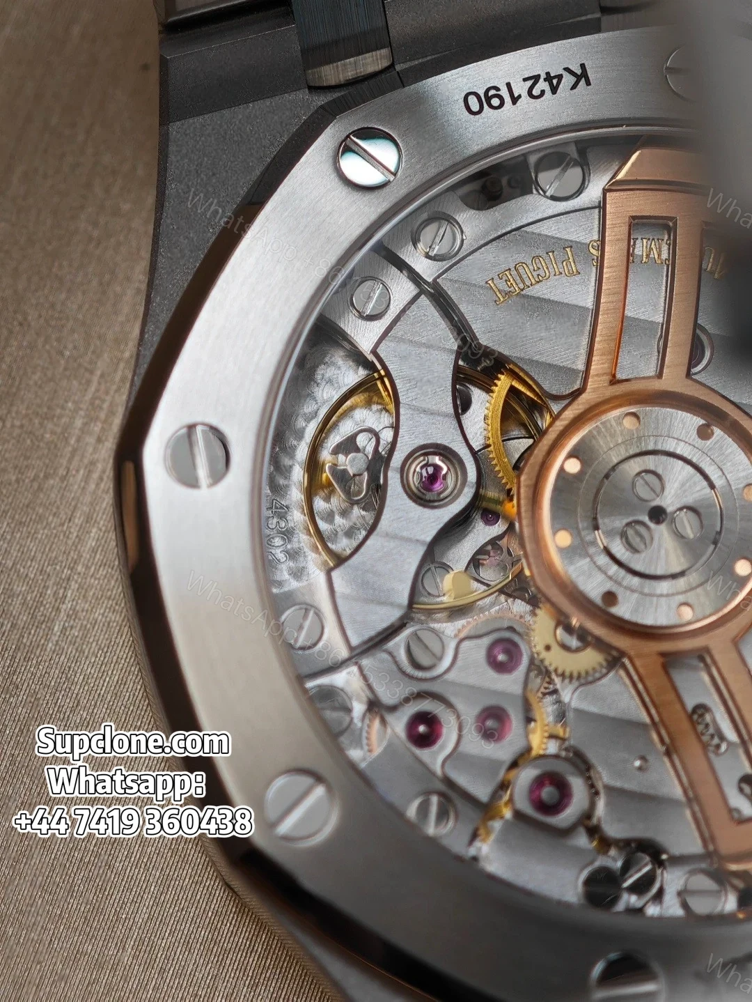 View 24 of Audemars Piguet Super Clone 1:1 Royal Oak 15500 Blue Dial