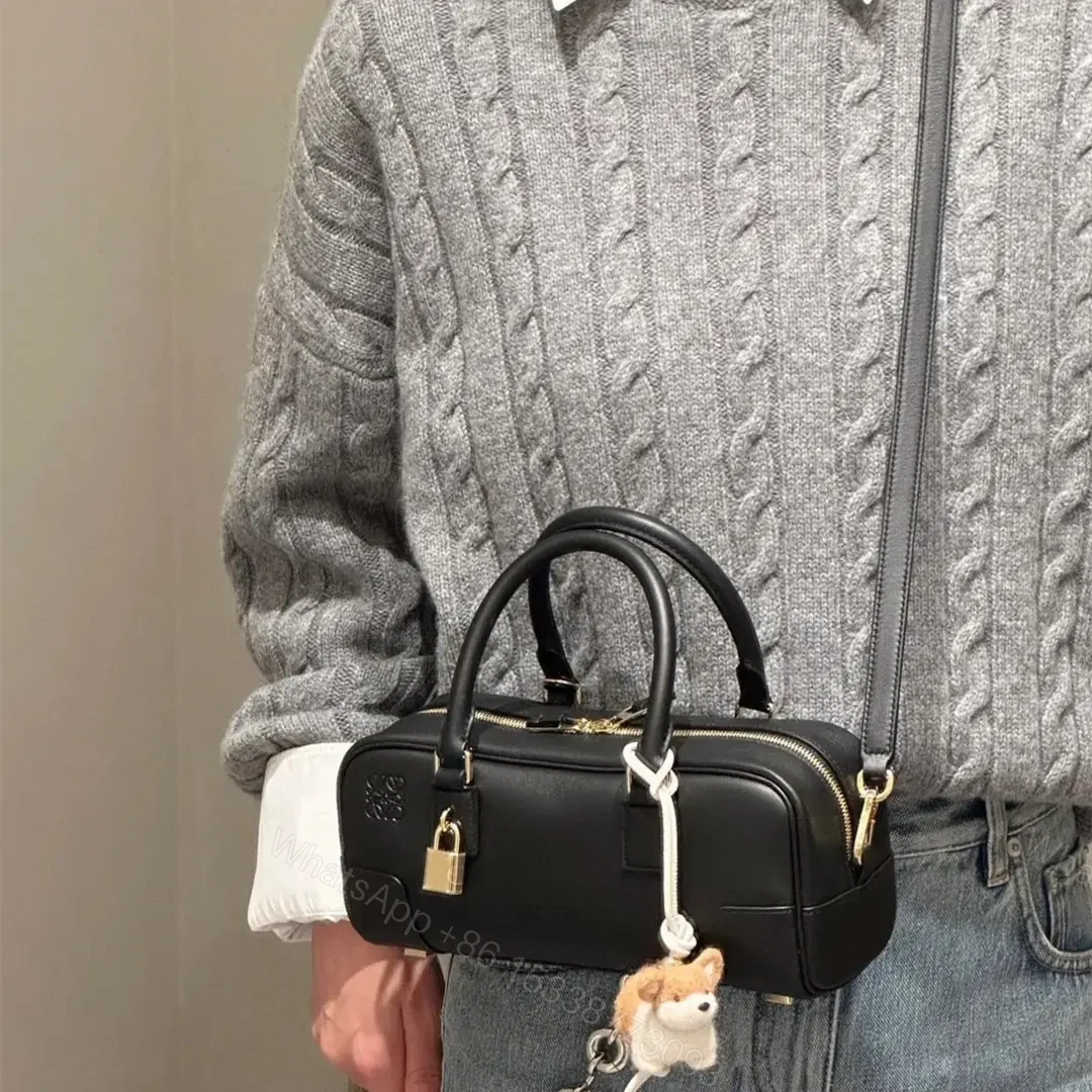 View 22 of 高仿Loewe*Amazona系列1100橫版手提包黑色免檢版