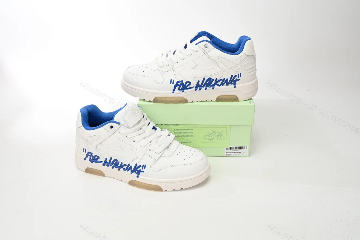 OFF-WHITE Out Of Beige Blue OMIA18 9S22LEA00 30145 — view 2