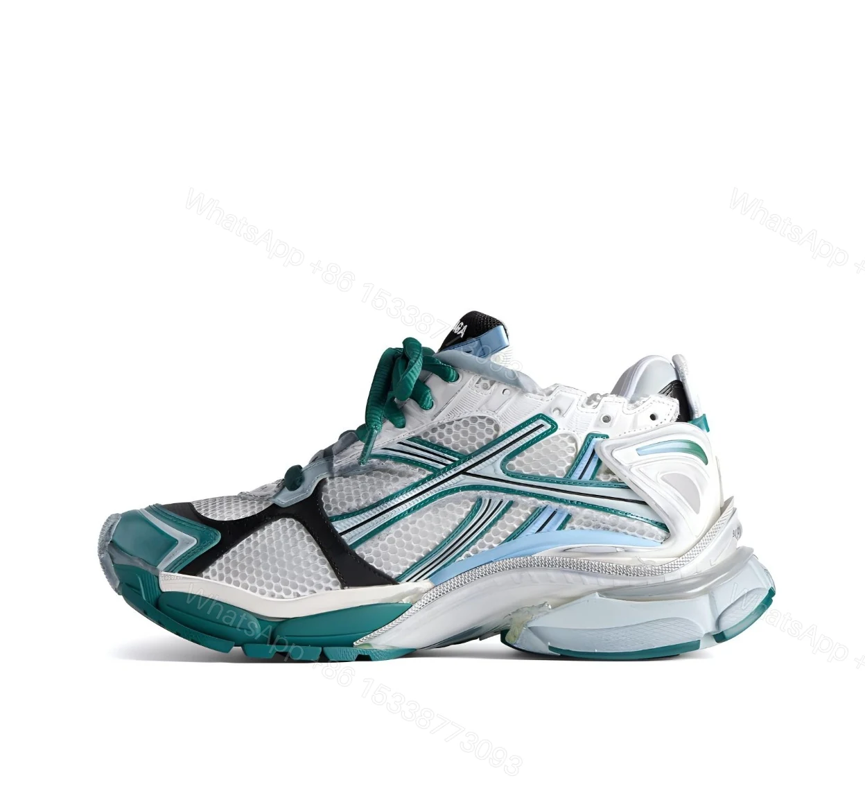 View 7 of Balenciaga Runner WMNS White Green 772767W3RMU9034