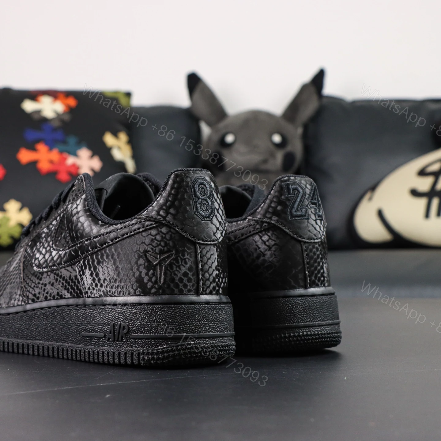 View 5 of Air Force 1 Low Kobe Bryant Court Black Reps