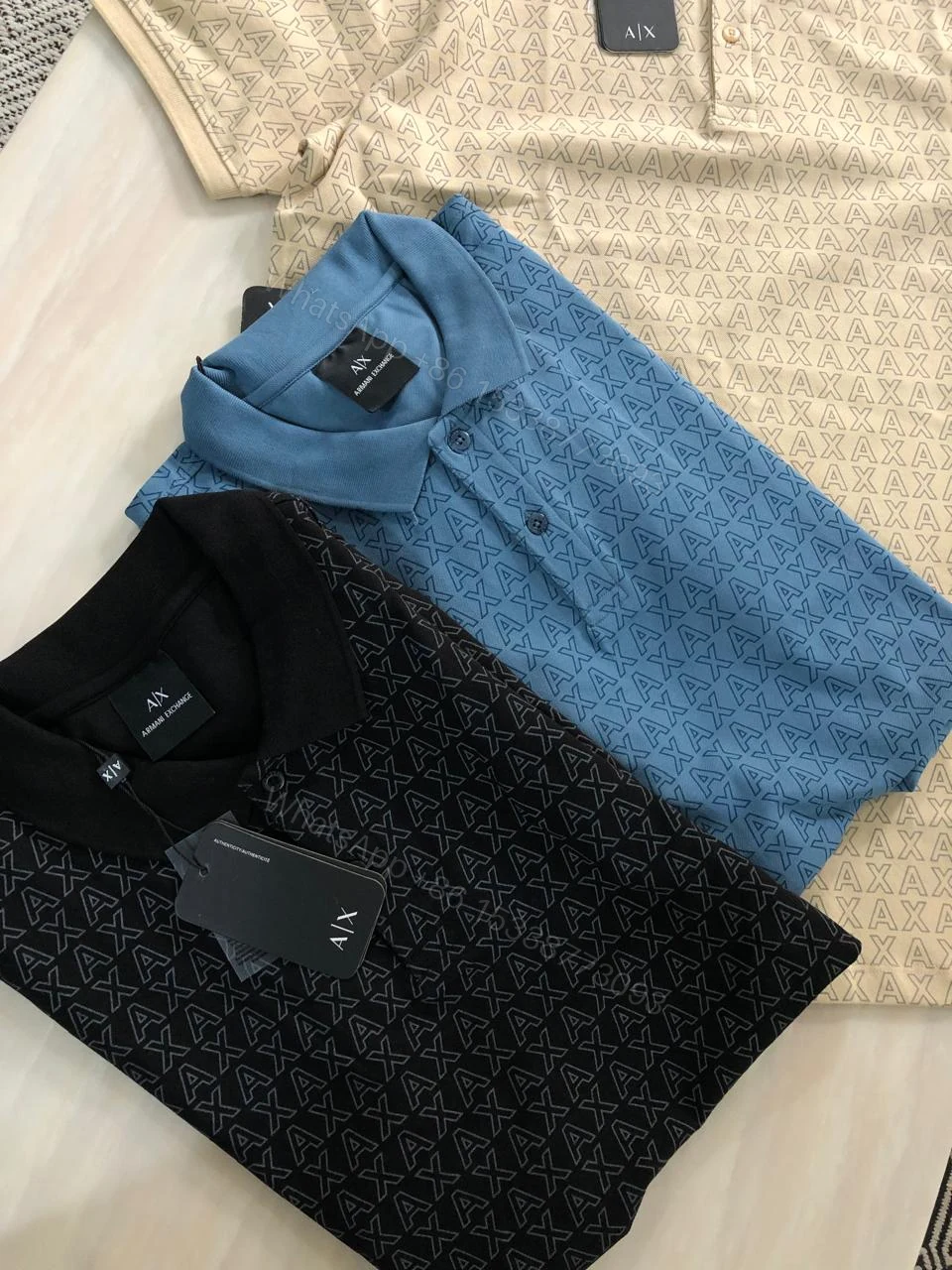 View 9 of First Copy Armani Very Premium Cotton Lycra Polos – Imported Luxury Comfort for Men