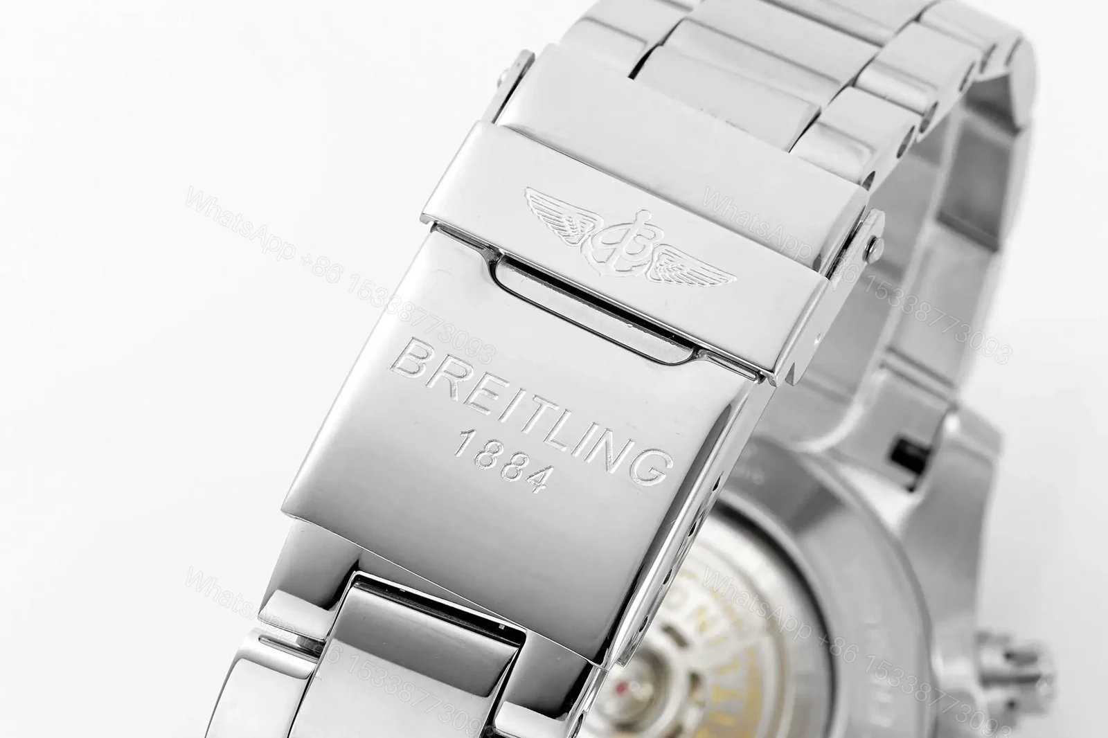 View 6 of Breitling Avenger B01 Chronograph 42 Stainless Steel Blue Dial Bracelet AB0146101C1A1
