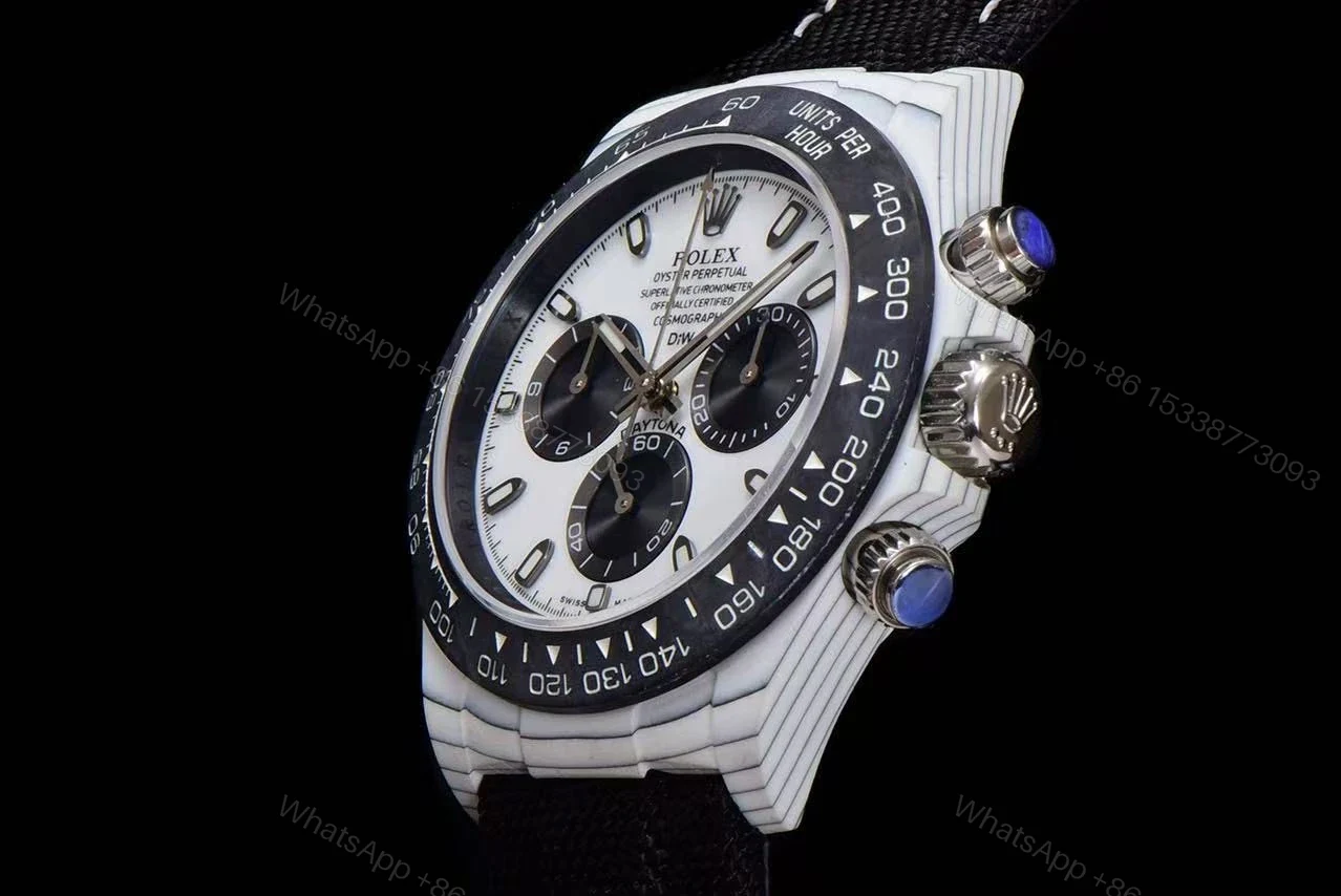 View 4 of Replica DiW Rolex Daytona Irbis V2 Carbon