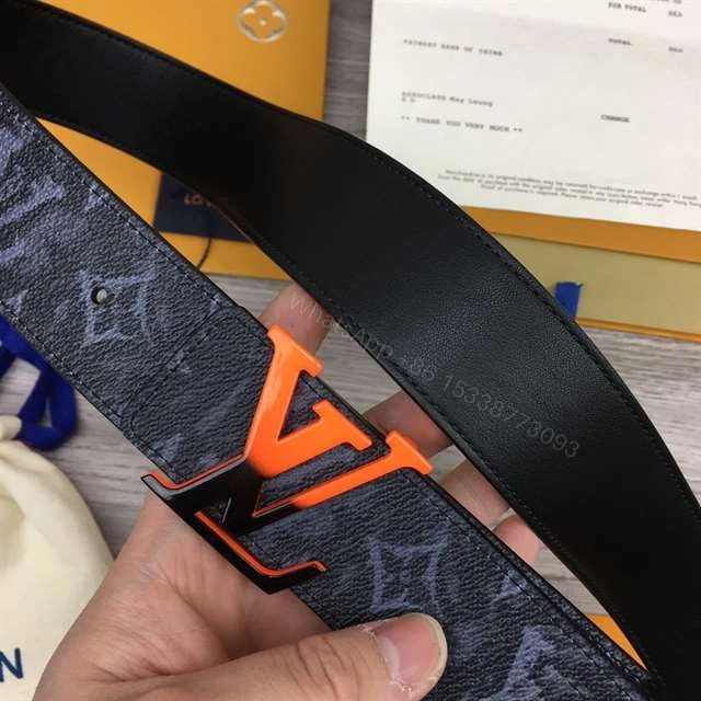 View 8 of LOUIS VUITTON SHAPE 40MM REVERSIBLE BELT – B95