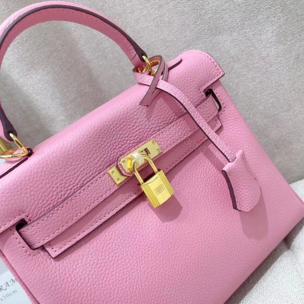 View 3 of Hermès Kelly 28 Sellier Handbag In Rose 28Cm