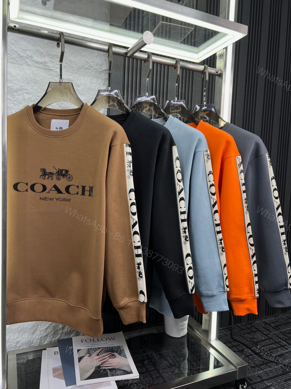 FIRST COPY COACH EXCLUSIVE ROUND NECK SWEATSHIRTS — view 1