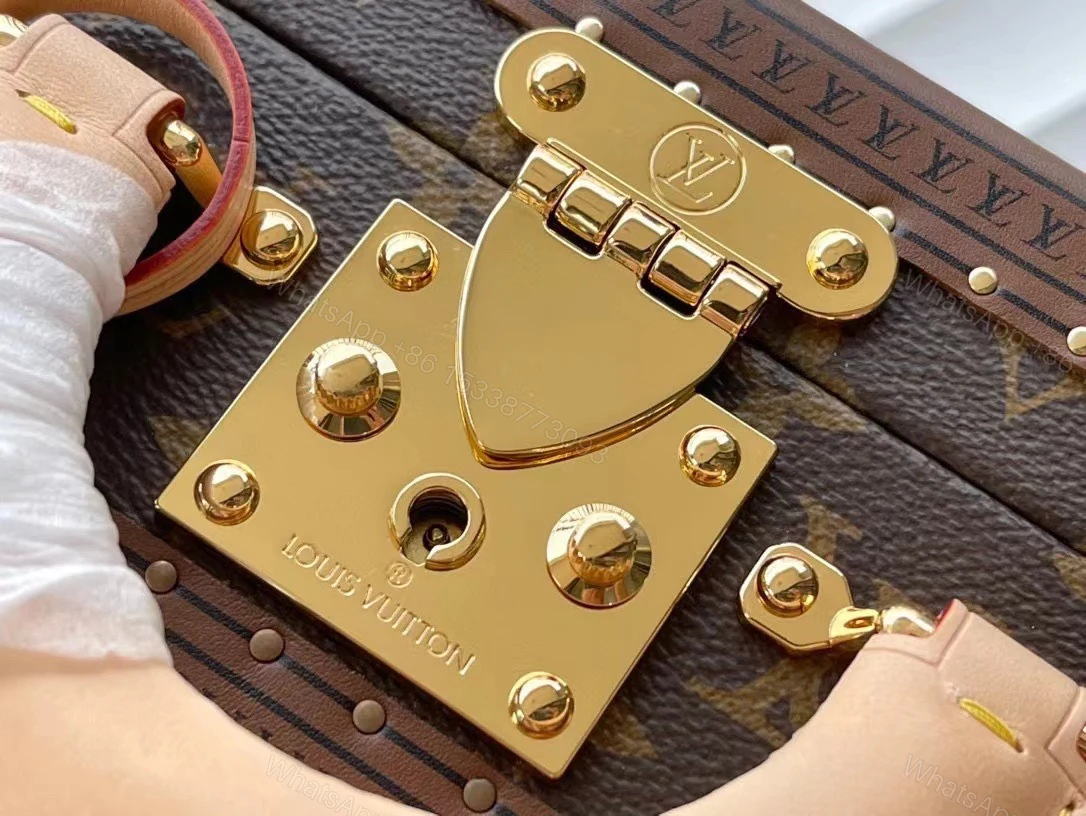 View 4 of Louis Vuitton LV Valisette Tresor Monogram Handbags 22.5×14.5×11.5cm