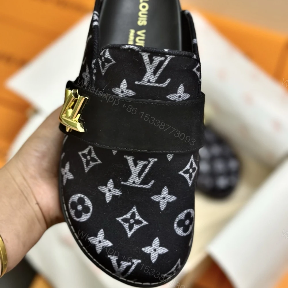 View 7 of Louis Vuitton Lv Cosy Flat Comfort Clog Black 1Aidou