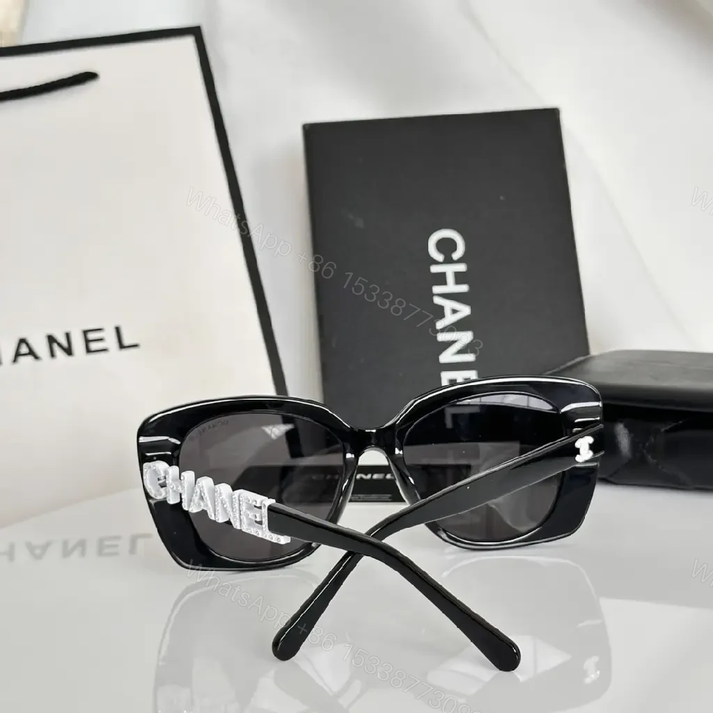 View 5 of Oversized Black Acetate Sunglasses: Modern Luxe Comfort