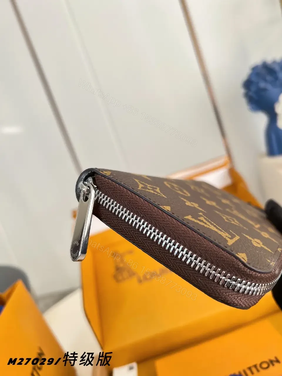 View 5 of Monogram Leather Wallet: Compact Luxury, Everyday Elevation
