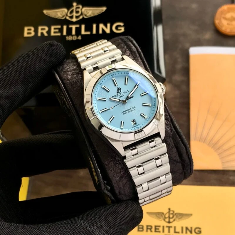 View 4 of Breitling Chronomat B01 Skyblue 38mm Quartz