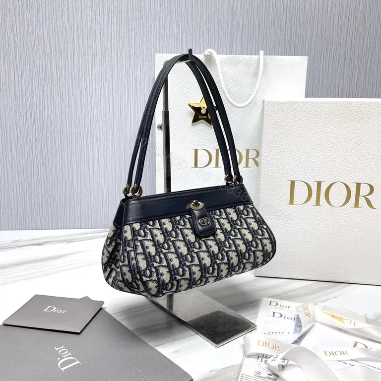 View 6 of Chic Monogram Shoulder Bagâ€”Structured Elegant Versatility