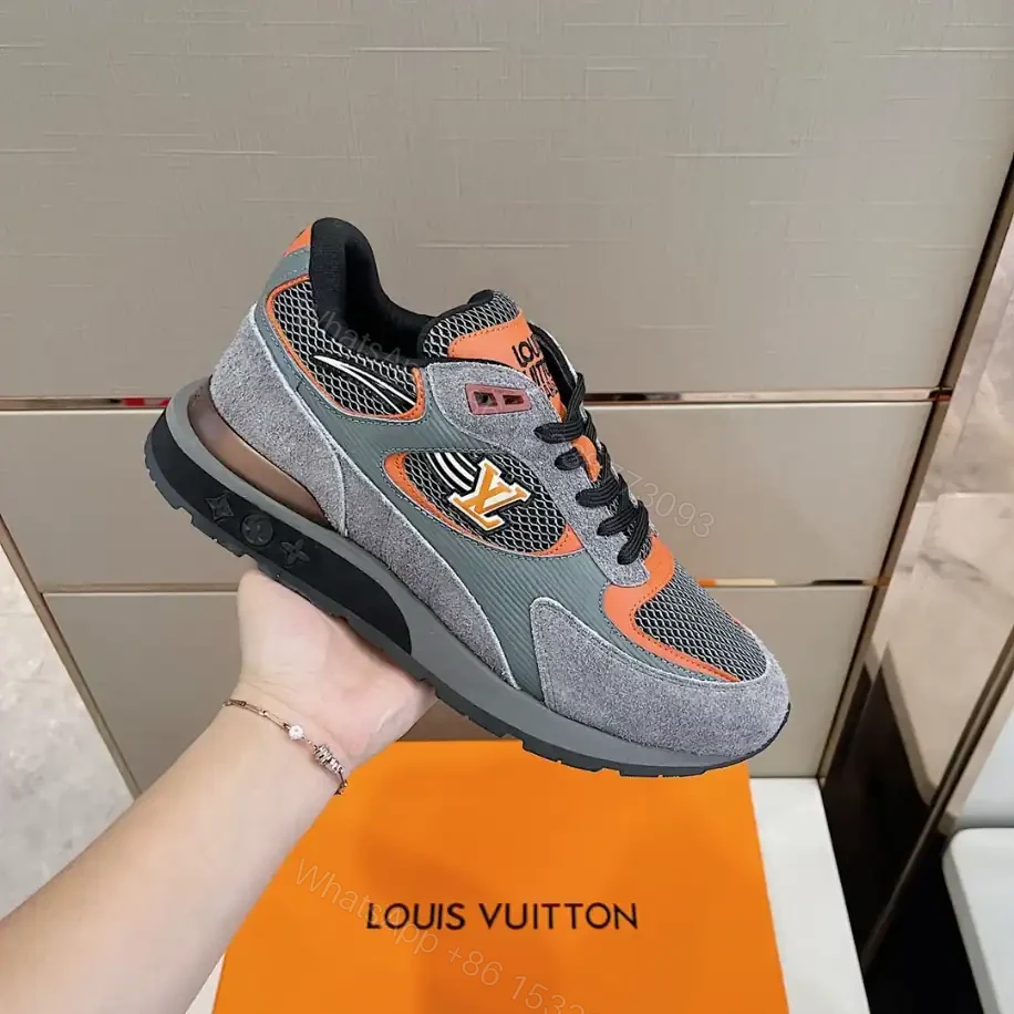 View 2 of LOUIS VUITTON RUN AWAY SNEAKERS IN GREY AND BLACK – LSVT359