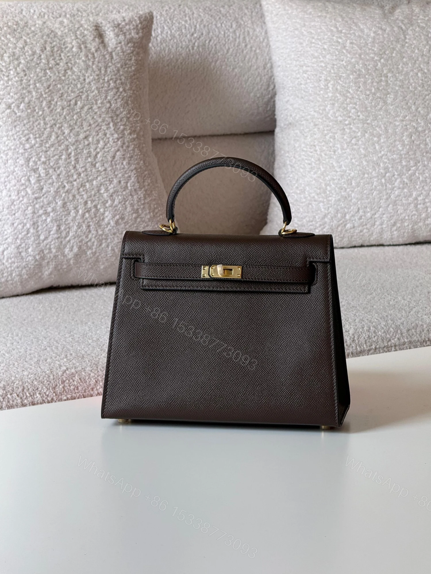 Hermès Kelly 25 Sellier bag in Ecorce Epsom leather — view 1
