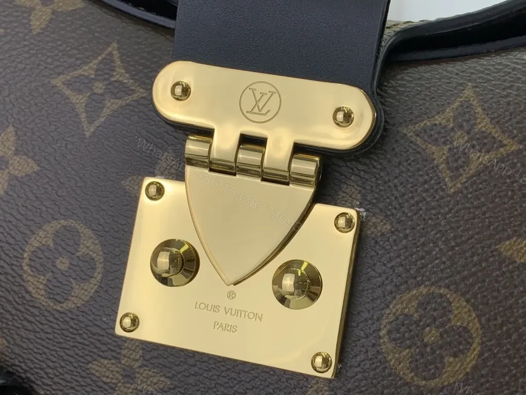 View 4 of Iconic Monogram Canvas Bag: Modern Shine, Gold Hardware, Everyday Luxury
