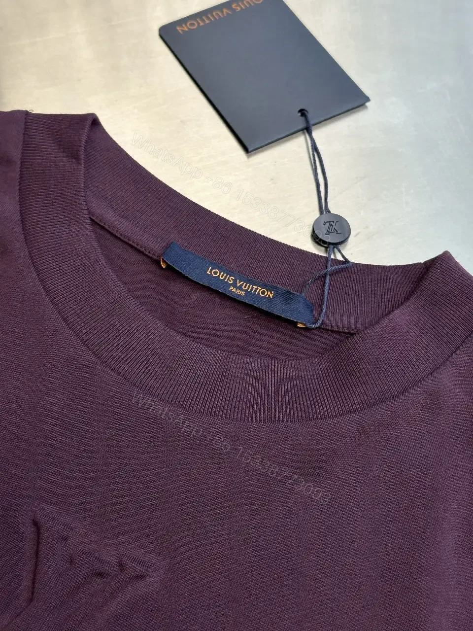 View 7 of Chunky-Cut Cotton Tee: Oversized Luxe Logo Top