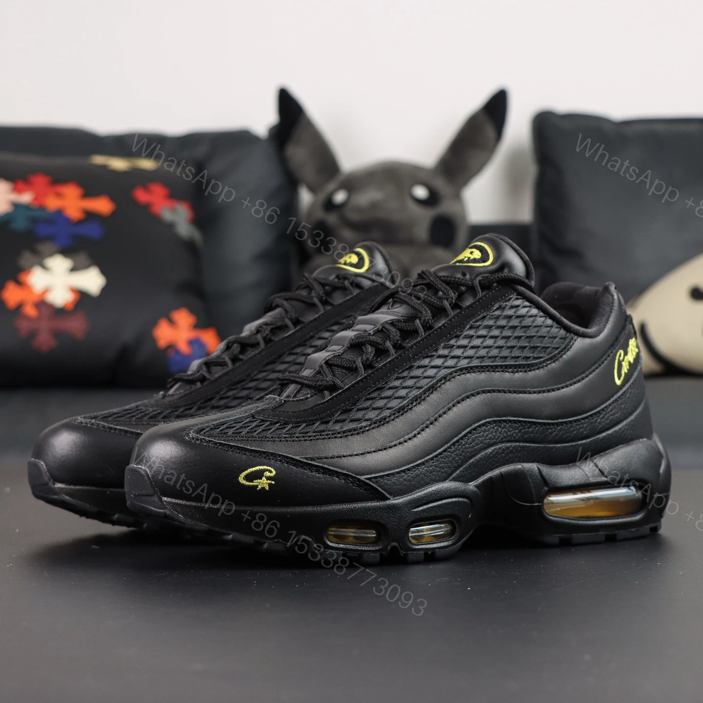 View 8 of Corteiz x Nike Air Max 95 Tour Yellow Reps