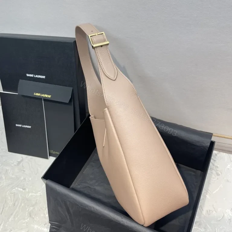 View 2 of Structured YSL-Inspired Leather Shoulder Bag: Luxe Everyday