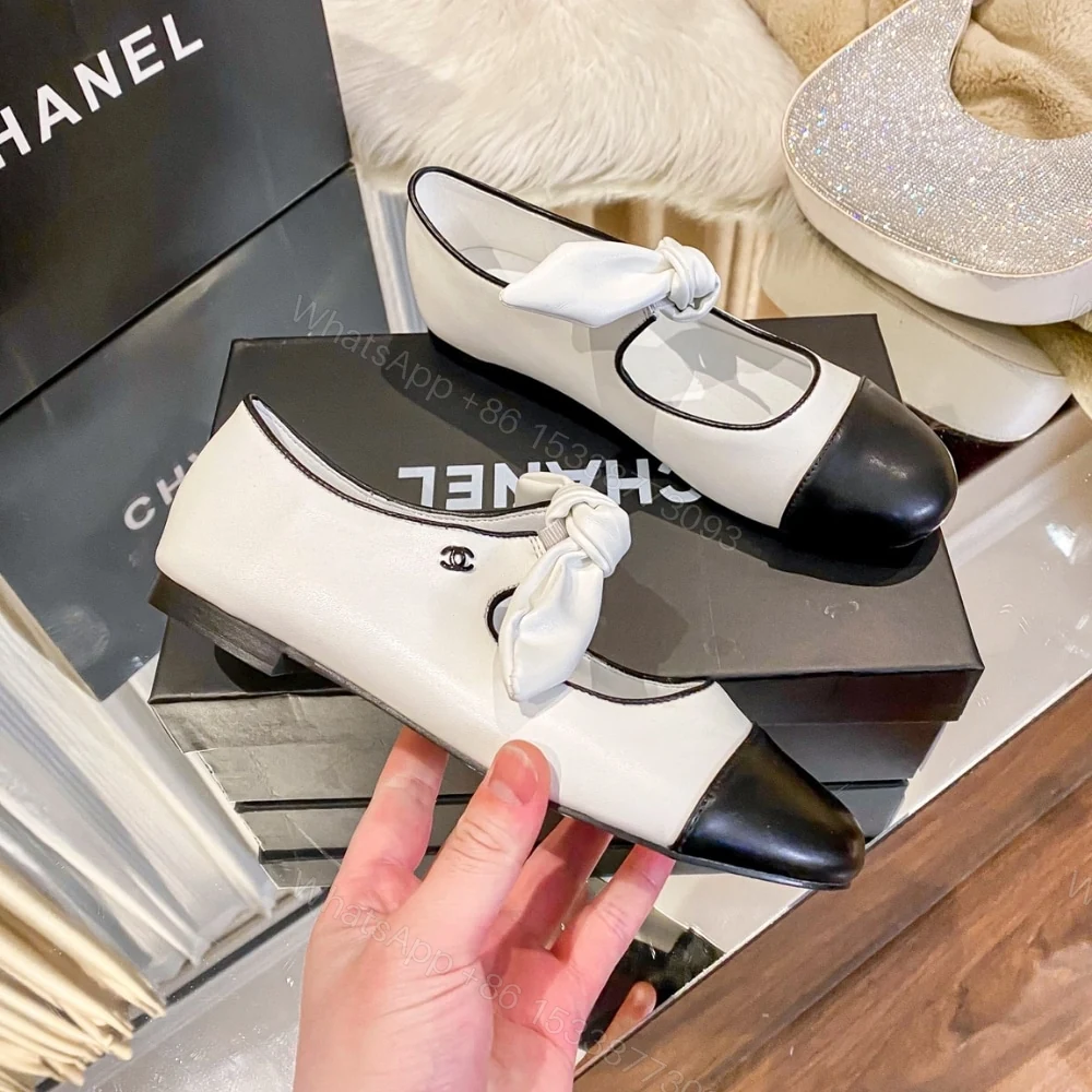 View 5 of CHANEL MARY JANES SHOES WHITE AND BLACK G46149 X01000 NABTK