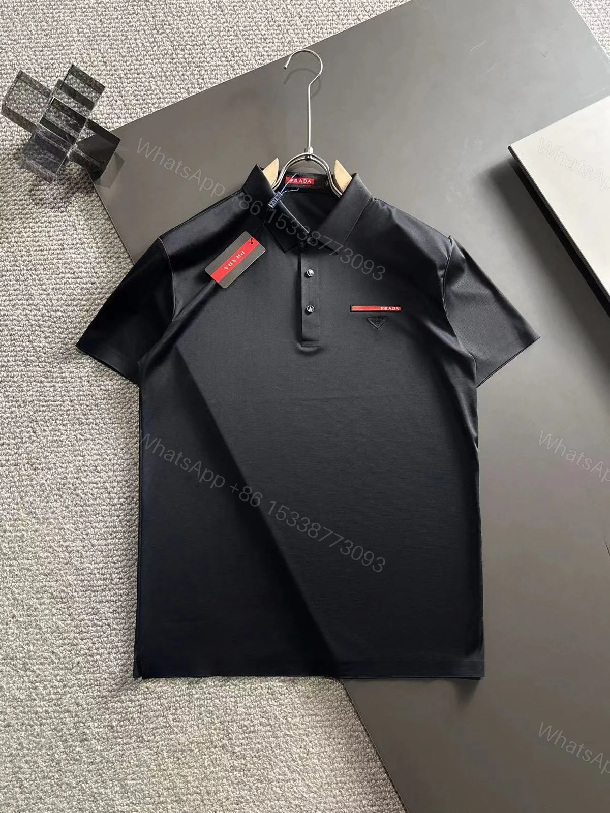 View 4 of FIRST COPY PRADA IMPORTED LYCRA POLOS T-SHIRT